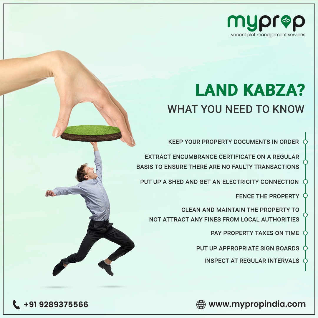 mypropofficial's tweet image. Are you a land owner or owning a property?
You should know about keeping property documents in order, Encumbrance Certificate, fencing the property, maintaining property and so on. 
Here are some interesting facts you should know about Land Kabza.

#plotmanagementservices