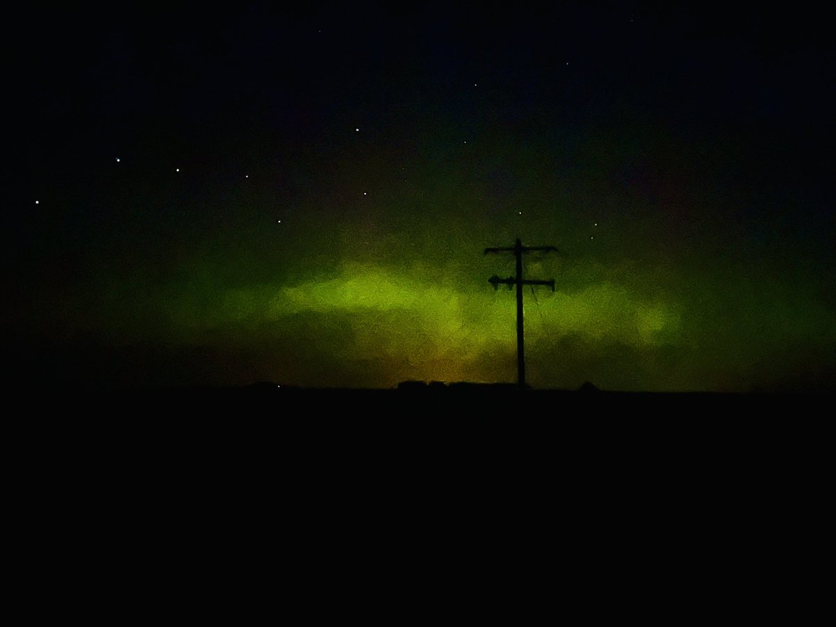 Witnessed another Northern lights show near Calgary AB. Barely visible to naked eyes between 2-2:30 am on Sep 4.