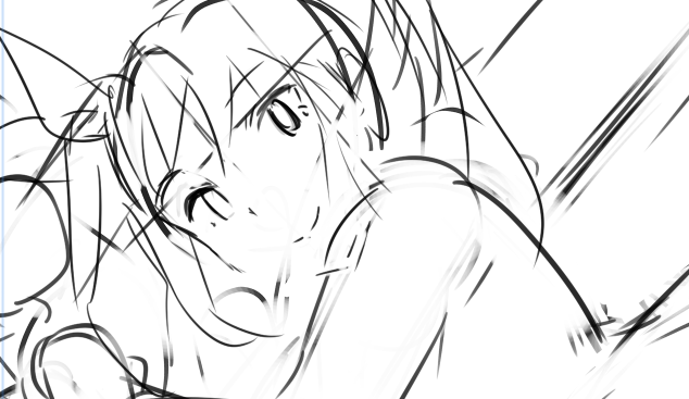 空いた時間でFANBOX絵用のラフを幾つか。9月9日公開予定。また本日夜、「++」以上支援者さま向けに限定コンテンツ(新作CG集のオマケ画像)更新予定です。 