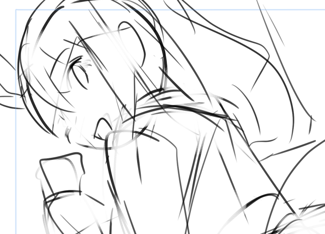 空いた時間でFANBOX絵用のラフを幾つか。9月9日公開予定。また本日夜、「++」以上支援者さま向けに限定コンテンツ(新作CG集のオマケ画像)更新予定です。 