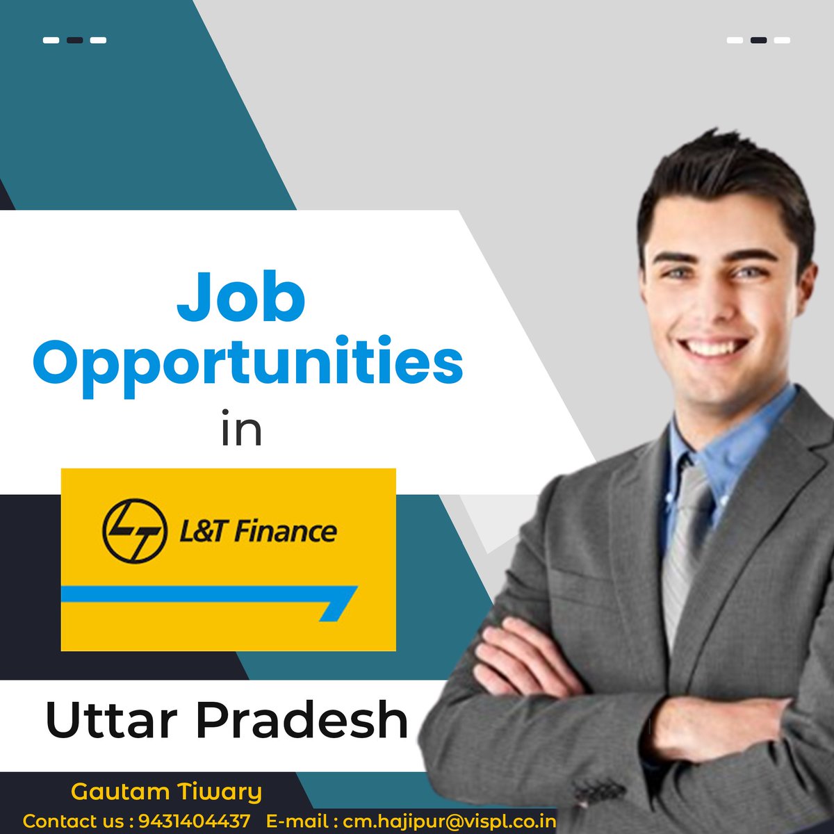 Hiring Alert!!
Position:  Micro Loan Officer
Company: L&amp;T Finance Limited
Qualification:   Graduate / Post Graduate   
Location: Uttar Pradesh - Koluhi Bazar, Maharajganj, Padrauna, Pipraich, Bhatahat, Kauriram, Sardarnagar, Fazilnagar, Mohammadabad, Lalganj, Jaunpur, Atraulia,