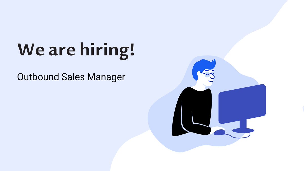 We're looking for an Outbound Sales Manager! Could it be you? 😎 Read more about the role and apply the soonest: linkedin.com/jobs/view/3242…