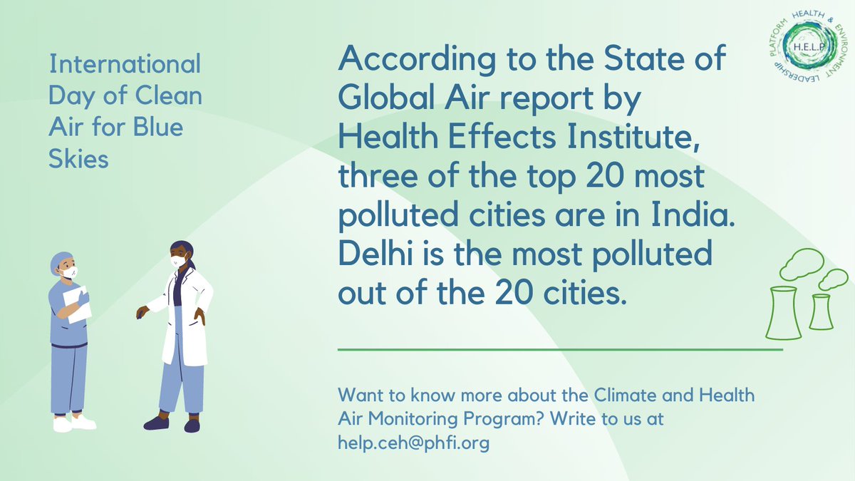 Did you know that hospitals and healthcare facilities have an important role to play in raising awareness around air pollution and health effects?

Watch this short film to know more: youtu.be/4yJhahJR6oY 

#TheAirWeShare 
#RxCleanAir