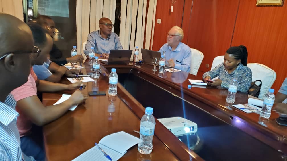 In order to improve efficiency and collaboration,RAME committee members met with one of the IFMBE committee members Marc Nyssen <a href="/RBCRwanda/">Rwanda Biomedical Centre</a> <a href="/RwandaHealth/">Ministry of Health | Rwanda</a> <a href="/RwandaRame/">Rwanda Association of Biomedical Engineering(RAME)</a>
