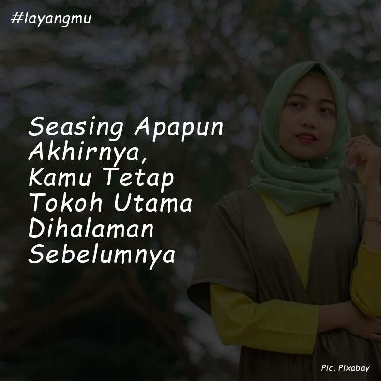 Layangmucom's tweet image. Lembaran telah tertutup.
Namun, kenangan tetang kamu
Masih terhirup 🥲