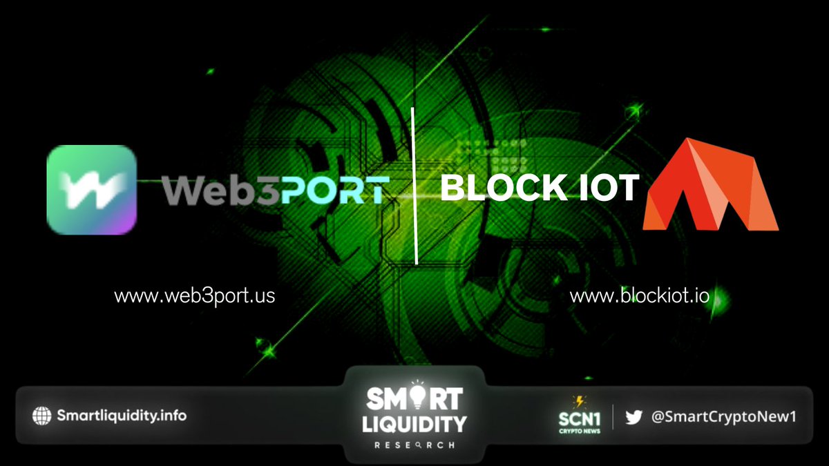 SmartCryptoNew1's tweet photo. 💥 @Web3Port_Labs and @Blockiot_io are now ecosystem partners
💥 #BlockIoT provide the most reliable and easy-to-use infrastructure for Web3.0 projects, a blockchain empowered and managed cloud computing platform for #Web3
🔽 INFO
https://t.co/9JIGBilfgJ
#SCN1 https://t.co/kNJN15PKU7