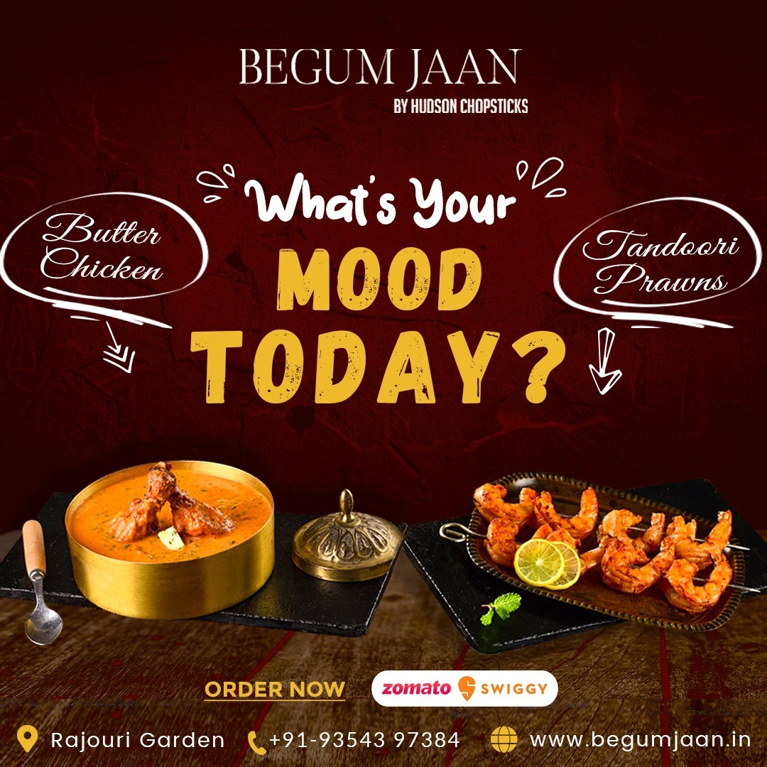 Begumjaan101's tweet photo. What's your mood today?
Tell us in the comment section below 👇
For Orders - +91 93543 97384
Also, we are available on
Zomato I Takeaways I Delivery
Follow @begumjaan.rg for latest offers
#BegumJaan #DeliveryKitchen #OrderNow #OrderIn #Biryani #Kebabs https://t.co/YKg07vtzRH