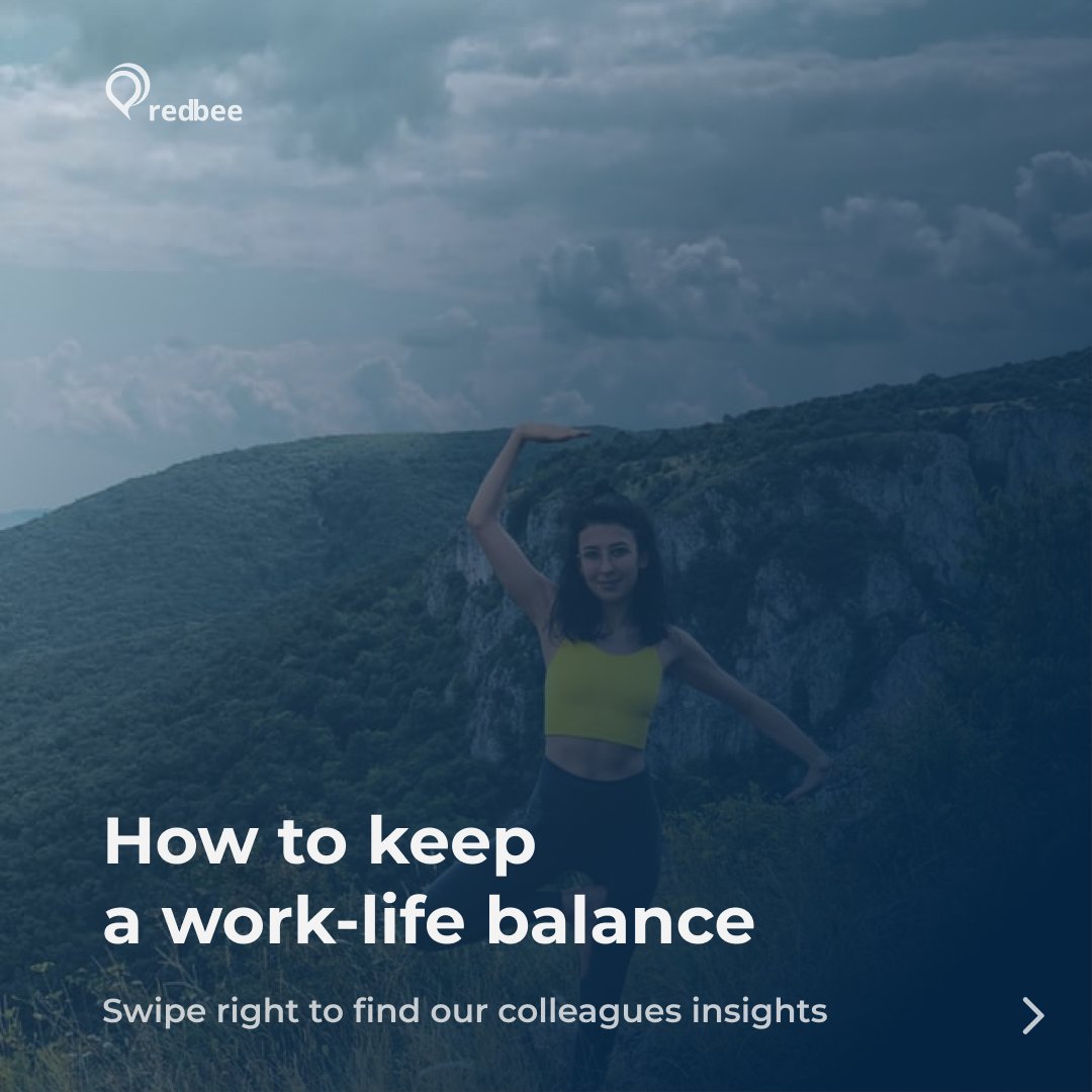 RedbeeSoftware's tweet image. 💡 Our goal is to always exceed our clients&apos; expectations. Therefore, we need to work efficiently.
⚖️ Discover some of our best tips on how to keep a work-life balance.

#redbeesoftware #softwaredevelopmentcompany #worklife #balance #culture