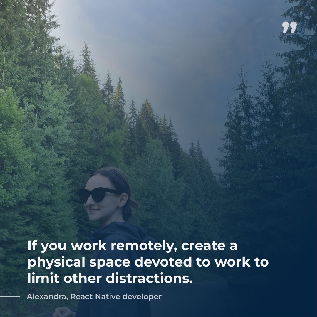 RedbeeSoftware's tweet image. 💡 Our goal is to always exceed our clients&apos; expectations. Therefore, we need to work efficiently.
⚖️ Discover some of our best tips on how to keep a work-life balance.

#redbeesoftware #softwaredevelopmentcompany #worklife #balance #culture