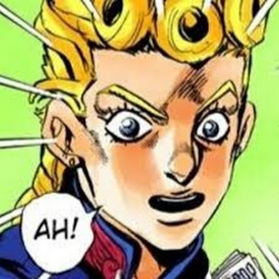 swisssycheese's tweet photo. can we talk about how manga giorno specifically is SUPER memeable https://t.co/SrwIcfWc8B