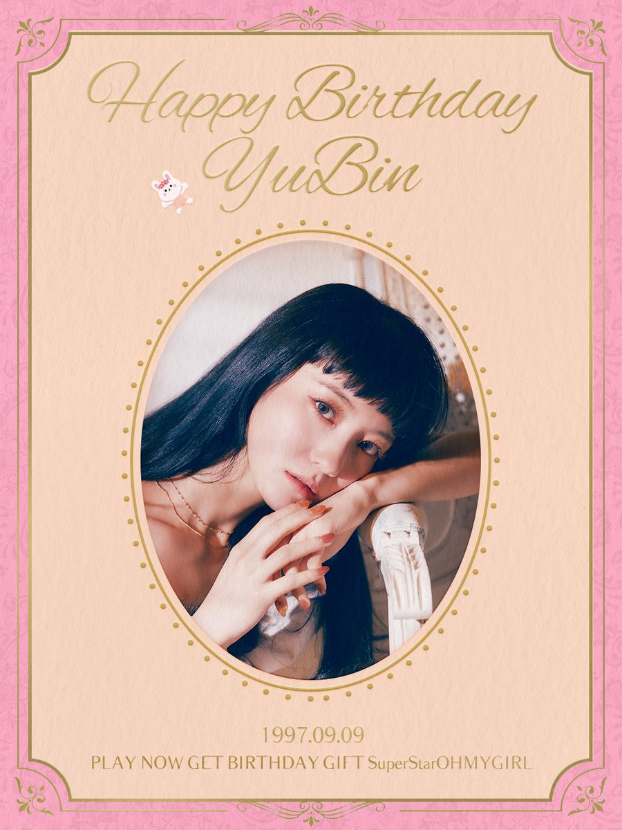 SuperStar_GL's tweet photo. #슈퍼스타오마이걸 #슈스옴

HAPPY YUBIN DAY

1997.09.09

0909 한정! 유빈 프로필을 ��스옴에서 받아가세요!
-
#SuperStarOHMYGIRL #SSOM

HAPPY YUBIN DAY

1997.09.09

0909 Limited! Get YUBIN PROFILE at SSOM https://t.co/tMogPEBl1t