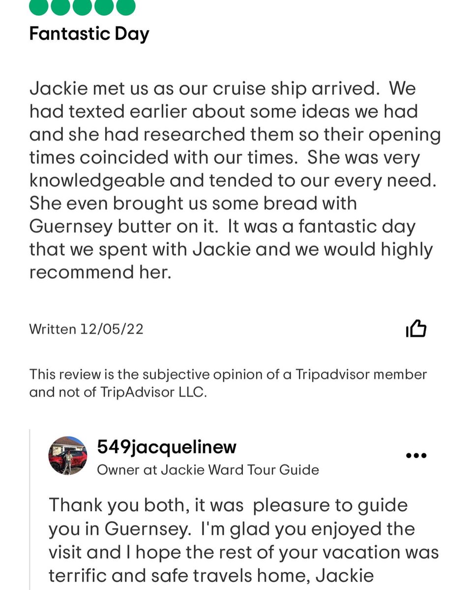 MollyClonk's tweet photo. I appreciate the time taken by the lovely people I have met to give feedback on my tours, it’s been such a pleasure to meet so many new and interesting people after the last 2 years🙏

#thankyforthefeedback
#privateguidedtours 
#tourguide 
#tour_guide 
#guidedtour https://t.co/XTcX0agU9b