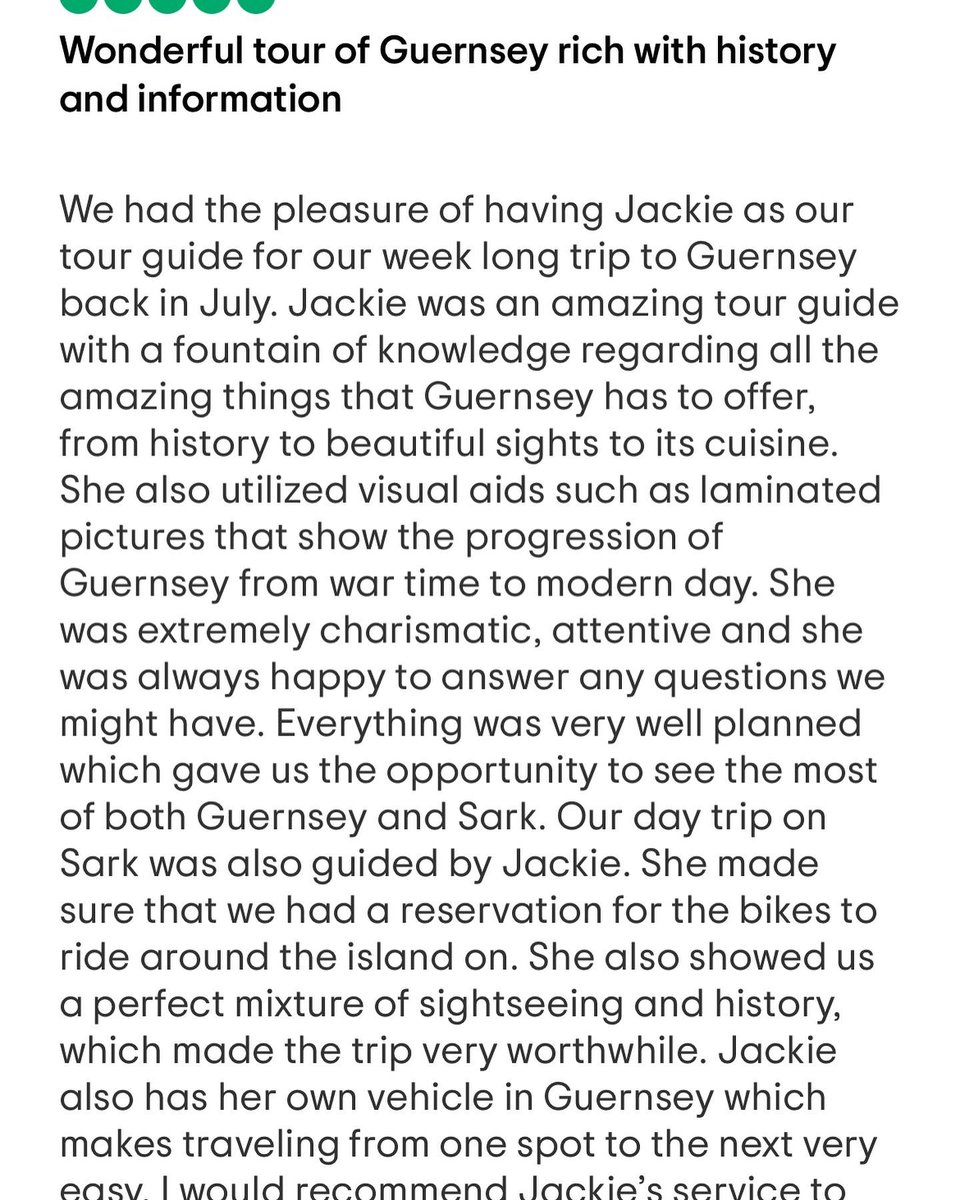 MollyClonk's tweet photo. I appreciate the time taken by the lovely people I have met to give feedback on my tours, it’s been such a pleasure to meet so many new and interesting people after the last 2 years🙏

#thankyforthefeedback
#privateguidedtours 
#tourguide 
#tour_guide 
#guidedtour https://t.co/XTcX0agU9b