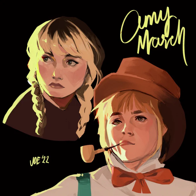 Amy March (Florence Pugh) from Little Women `2019'#artph 