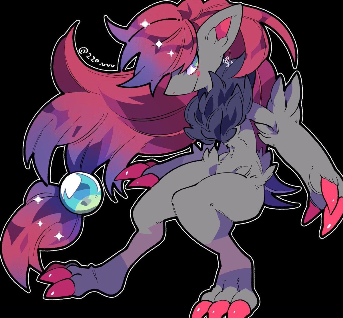 ArkOfDusk's tweet photo. 𝙈𝙪𝙨𝙚 𝙞𝙣𝙛𝙤:

🦊 Ryuzaki Yagami

🦊 Male

🦊 Zoroark 
 
🦊 22 years old.

🦊 Ryuzaki is a bit of a mix. Pretty shy, keeps to himself, doesn't speak unless spoken to. But when confidence is found, he's an entirely different guy.

🦊 Bisexual (male lean)

🦊 Ship with chem. https://t.co/0Iwud7KDdp