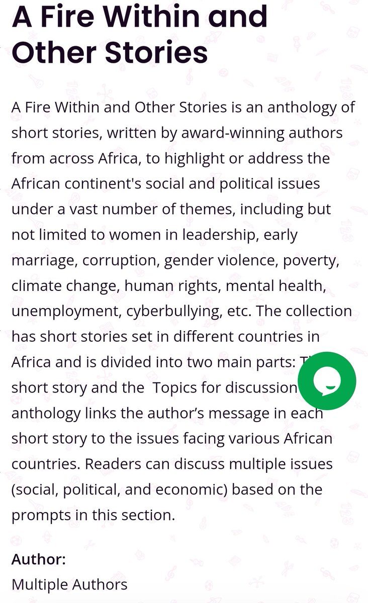 lubnah_with_h's tweet photo. My story 'A Fire Within' has finally been published in an anthology by @Storymoja after about 5 years of rigorous editing, Corona putting us all on a halt, rejection for high school use by education authorities &amp; other challenges 🥲 Alhamdulillah alhamdulillah for this win 🥺 https://t.co/tDDlZq8TfZ