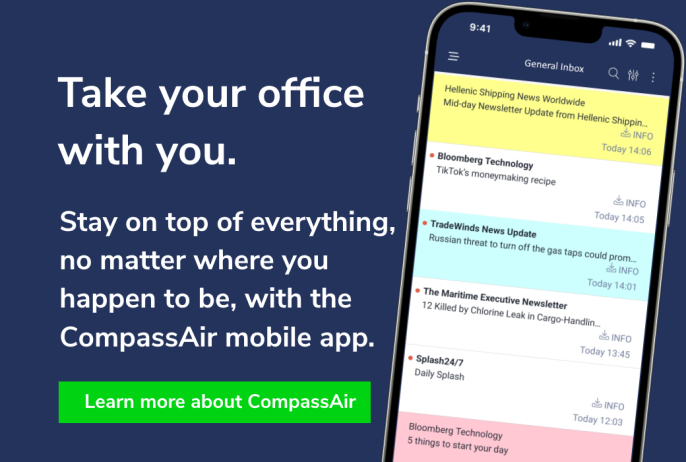 Our mobile and web-based messaging software will keep you fully on top of what is happening. No matter where you are, maintain your competitive edge by always being ready to respond immediately to opportunities.
mycompassair.com/highlights-mob…
#maritime #emailsoftware #shippingindustry