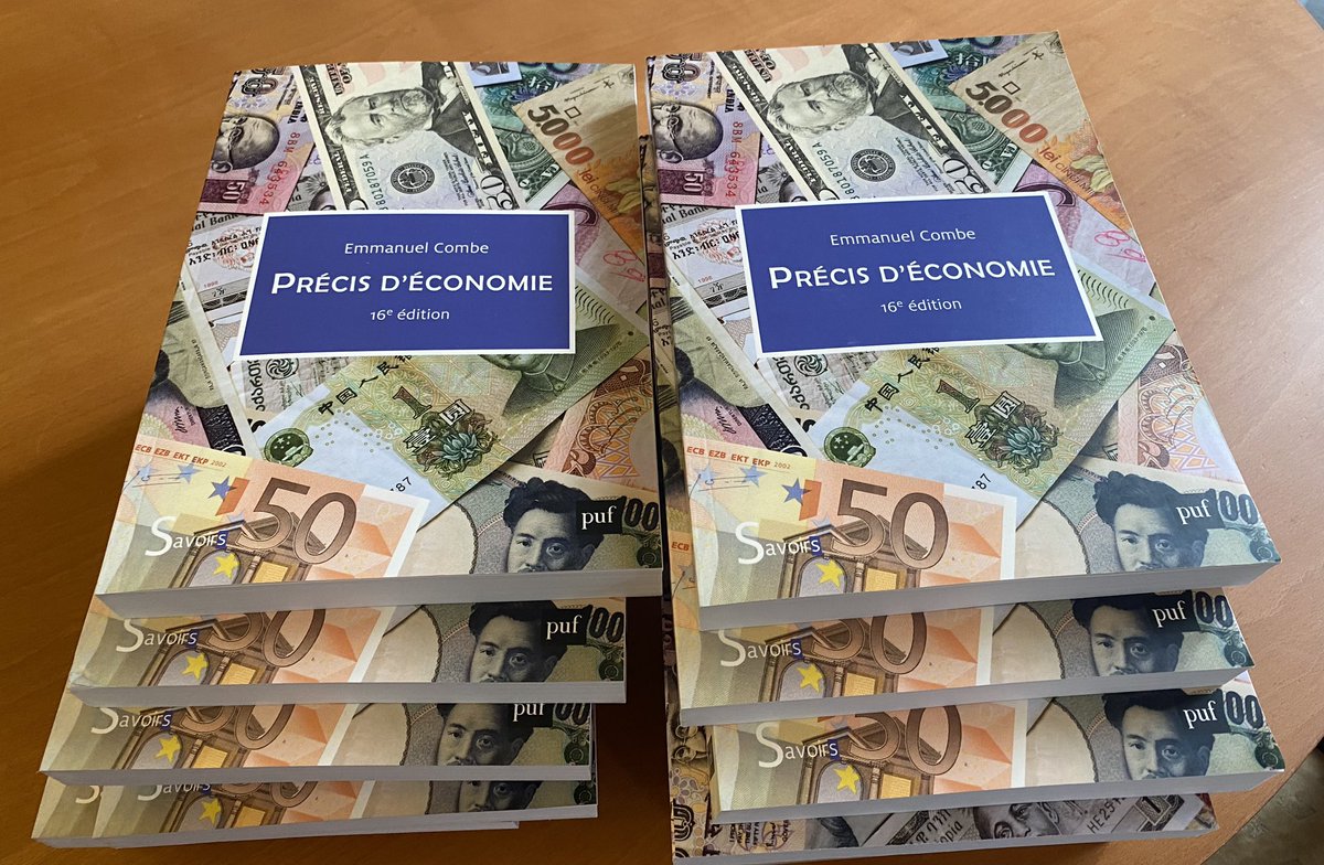 Sortie aujourd'hui de la 16ème édition (réécrite et actualisée) du "Précis d'économie" aux <a href="/editions_PUF/">PUF</a>. Pour connaître les fondamentaux sur l'inflation, le chômage, la croissance, le commerce international, la politique économique et bien d'autres sujets économiques.