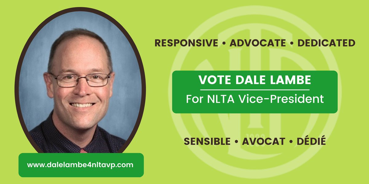dlambe4nleduc's tweet photo. @NLTeachersAssoc members please visit https://t.co/oRrkpAlVuS… to like and share.  The election takes place electronically from December 12-16, 2022! https://t.co/E41XxQVhZi