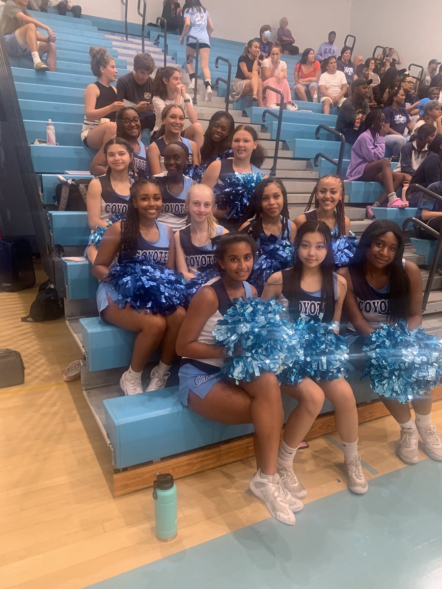 It was a BATTLE between these Varsity Girls Volleyball teams, but in the end, <a href="/Cburg_Coyotes/">Clarksburg HS 🐺</a> took the win against <a href="/DHS_Hornets/">Athletic Director</a>! Great job ladies and thanks to our fans and cheerleaders who kept us going when it got tough! 💙