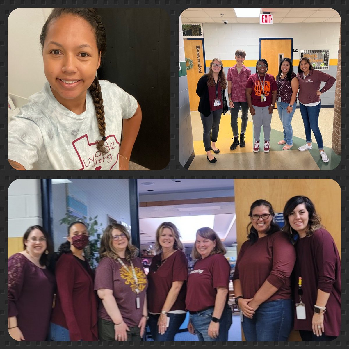 GinningsElem's tweet photo. Today our hearts beat loudly as one! @GinningsElem is with Uvalde 
¡Hoy nuestros corazones latieron como uno solo! La Primaria Ginnings esta con Uvalde #UvaldeStrong #togetherasone 
@ClaudiaBolivian https://t.co/BqUAj0GO8G