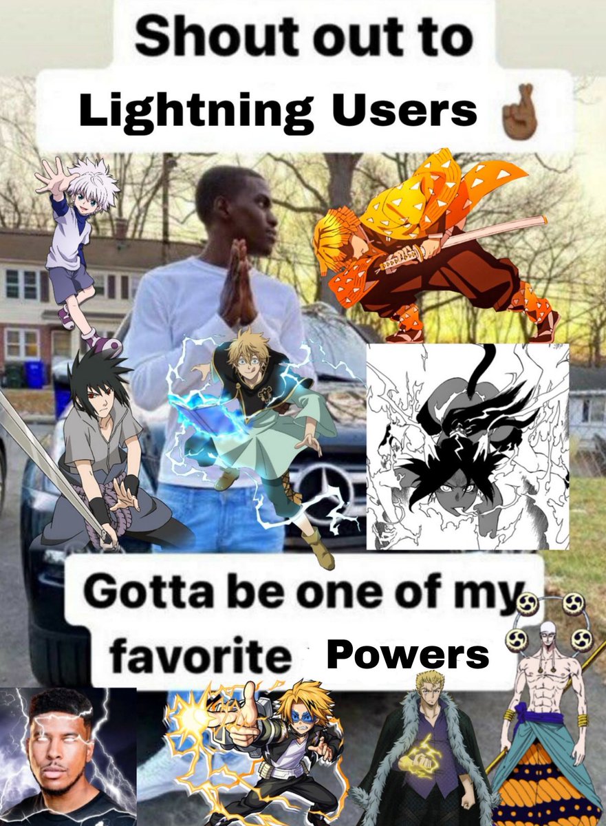 Lightning Users in Anime go Hard