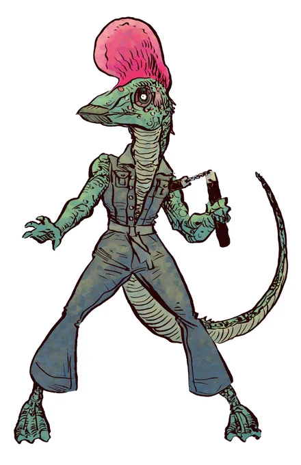Lambeosaurus. 