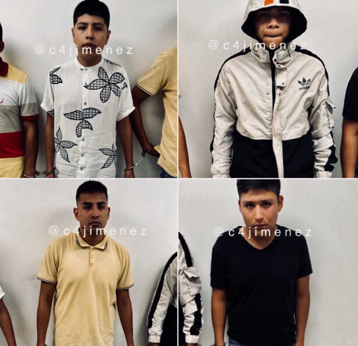 c4jimenez's tweet photo. SE LLAMAN: BRANDON, KEVYN, JESHUA, ADONAY, ALEXIS… SON RATEROS
Tienen entre 14 y 18 años.
Y así andaban asaltando en calles de @Alc_Iztapalapa
Marlon Brandon, es el jefe de la banda.
Tiene 18 años y ha estado 2 veces preso.
Agentes de @SSC_CDMX Sector Oasis detuvieron a todos! https://t.co/wZvZFFrprO