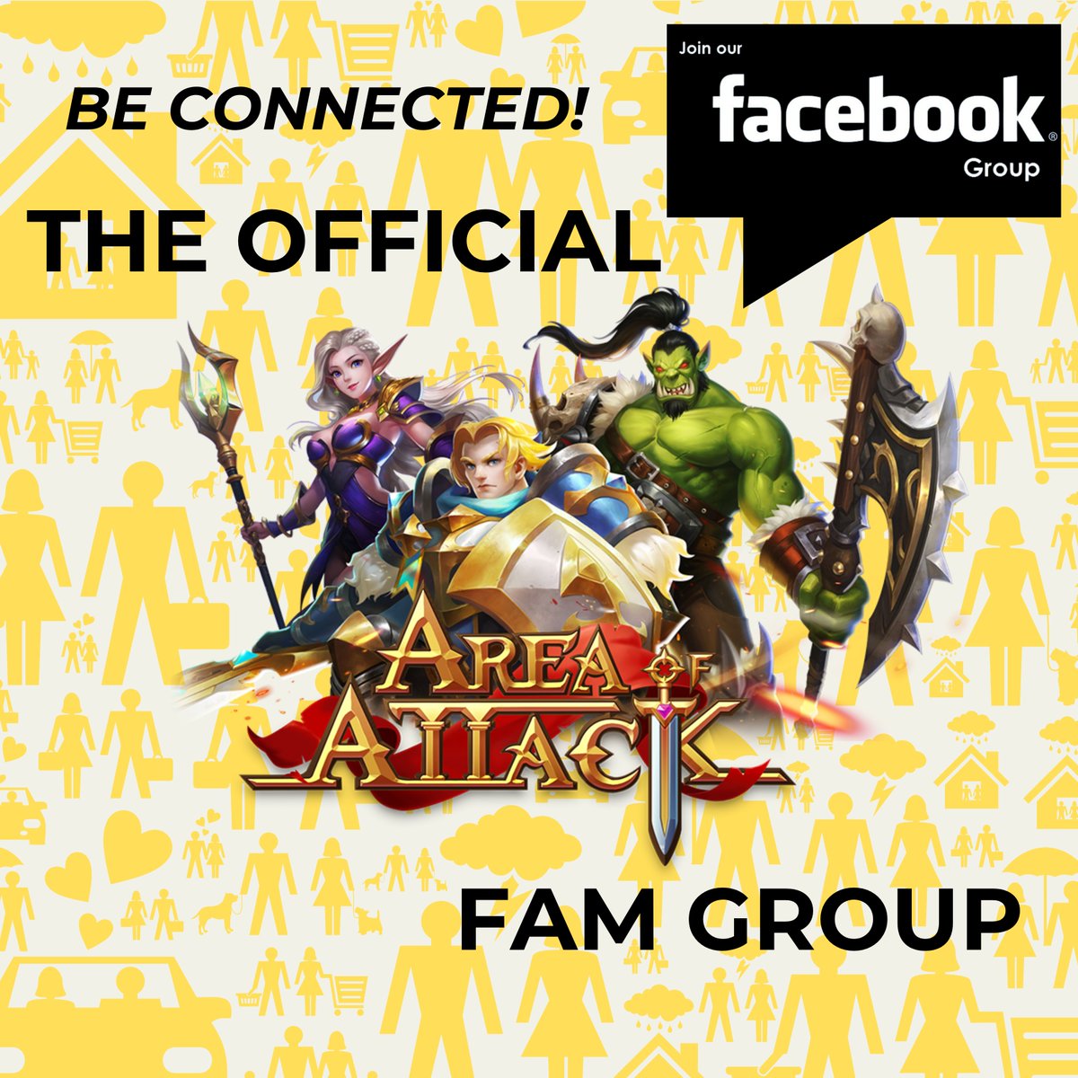 AreaofAttack's tweet image. ✨ Be connected with the Official FAM Group of Area of Attack on Facebook ✨

JOIN US NOWAND SCAN THE QR CODE!!! ⚔️

Download the game now via Google Playstore and Apple App Store.

aoa.games

#AreaOfAttack #AoA #AoAFAM #LetsPlayAoA #Community #Group
