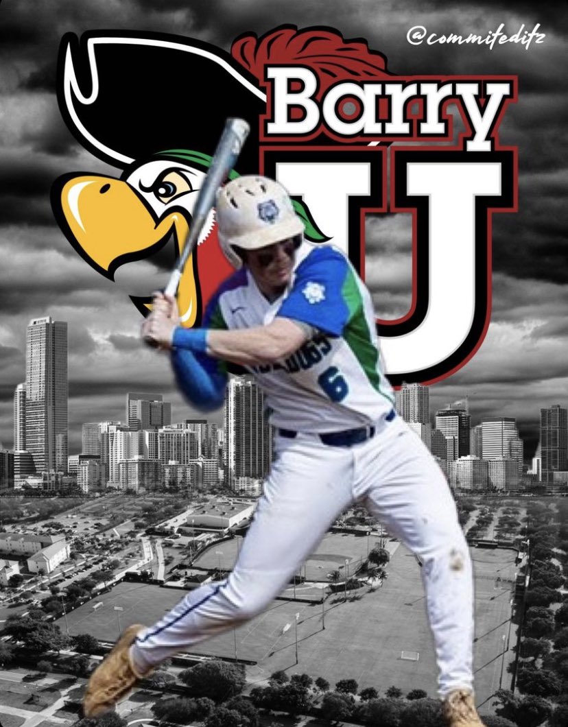 applesamsung32's tweet photo. I’m excited to announce I’ve committed to Barry university to continue my academic and athletic career. Thank u to my parents coaches and everybody who has helped me along the way! #goBucks 
@BarryUBaseball @DawgsSports @WC_Baseball_MD @MARedSox @RichmondBraves @PBRMaryland https://t.co/EJa3P6G8JF