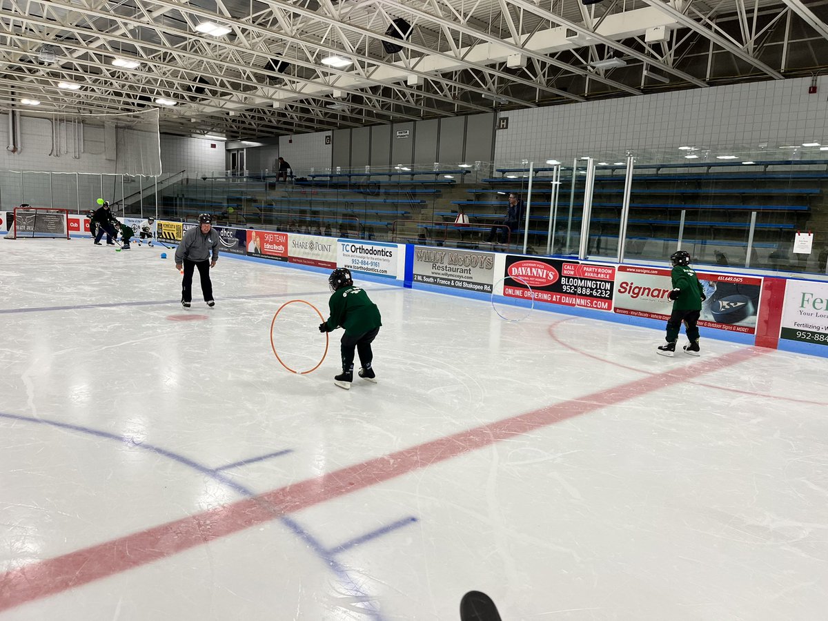 When the State Fair ends, #LittleWild begins! Hockey’s future takes the ice in rinks across the state this week. Too many smiles and giggles to count with 70 skaters in Bloomington tonight!