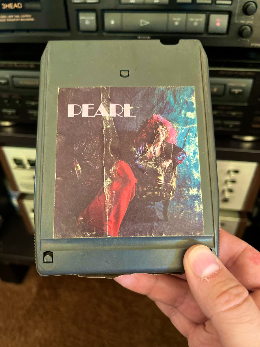 MrSaratoga's tweet photo. #nowplaying #tapesontheshelf #8track #eighttrack The one and only Pearl, the last album from Janis Joplin featuring The Full Tilt Boogie Band. My favorite of hers to be honest. Columbia TC8 stereo eight track https://t.co/qRt4uDwjfi