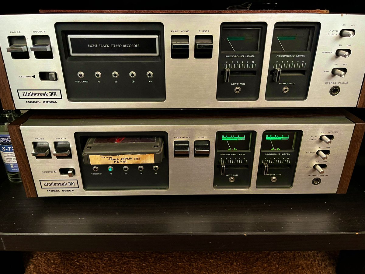 MrSaratoga's tweet photo. #nowplaying #tapesontheshelf #8track #eighttrack The one and only Pearl, the last album from Janis Joplin featuring The Full Tilt Boogie Band. My favorite of hers to be honest. Columbia TC8 stereo eight track https://t.co/qRt4uDwjfi