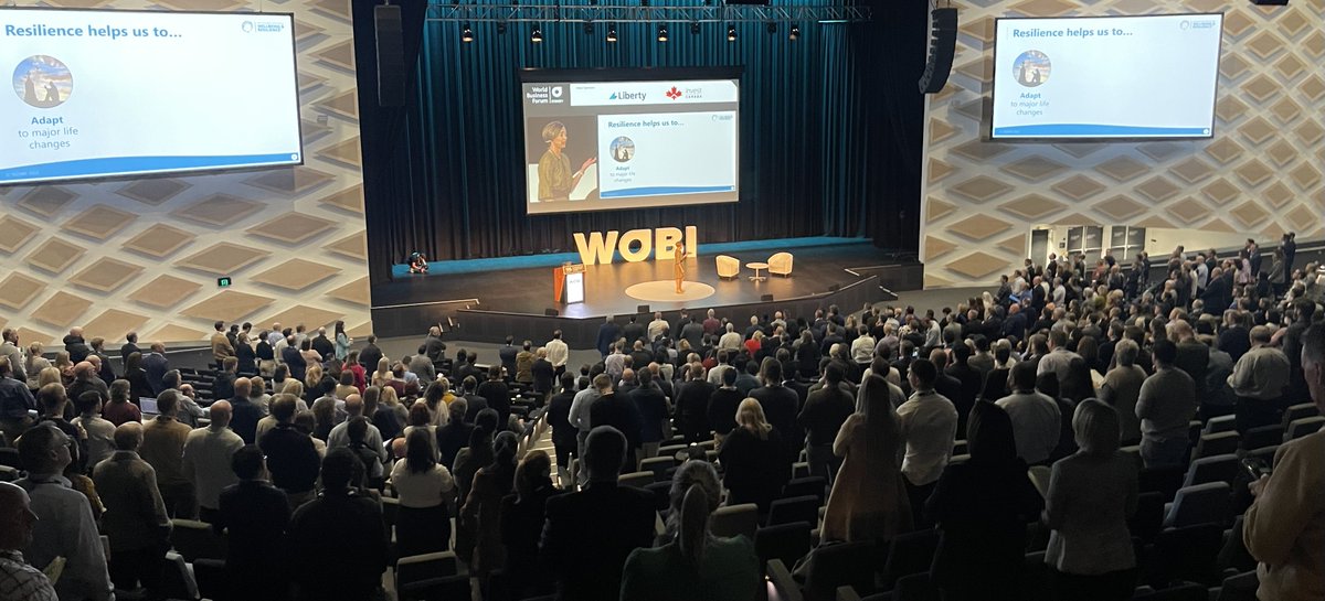 wobi_en's tweet photo. "#Adversity does not #discriminate." Dr Lucy Hone shows that every person has had a moment in their lives, where they have had to be #resilient #WBFSyd https://t.co/riEAQaFfg3
