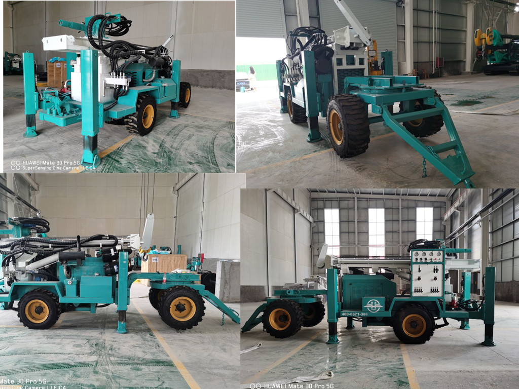 Hanfa Group Wheeled Water Well Drilling Rig HFJ-260T Product Display
