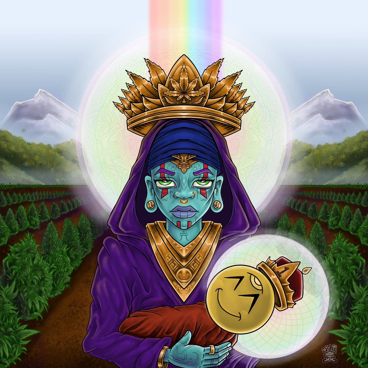 JAKEEY31's tweet photo. Fresh out of the creation station, catch me this sunday at @tombheads with my newest piece "Mother Mary"
#FTM #EY3 https://t.co/jKgLbaqRAS