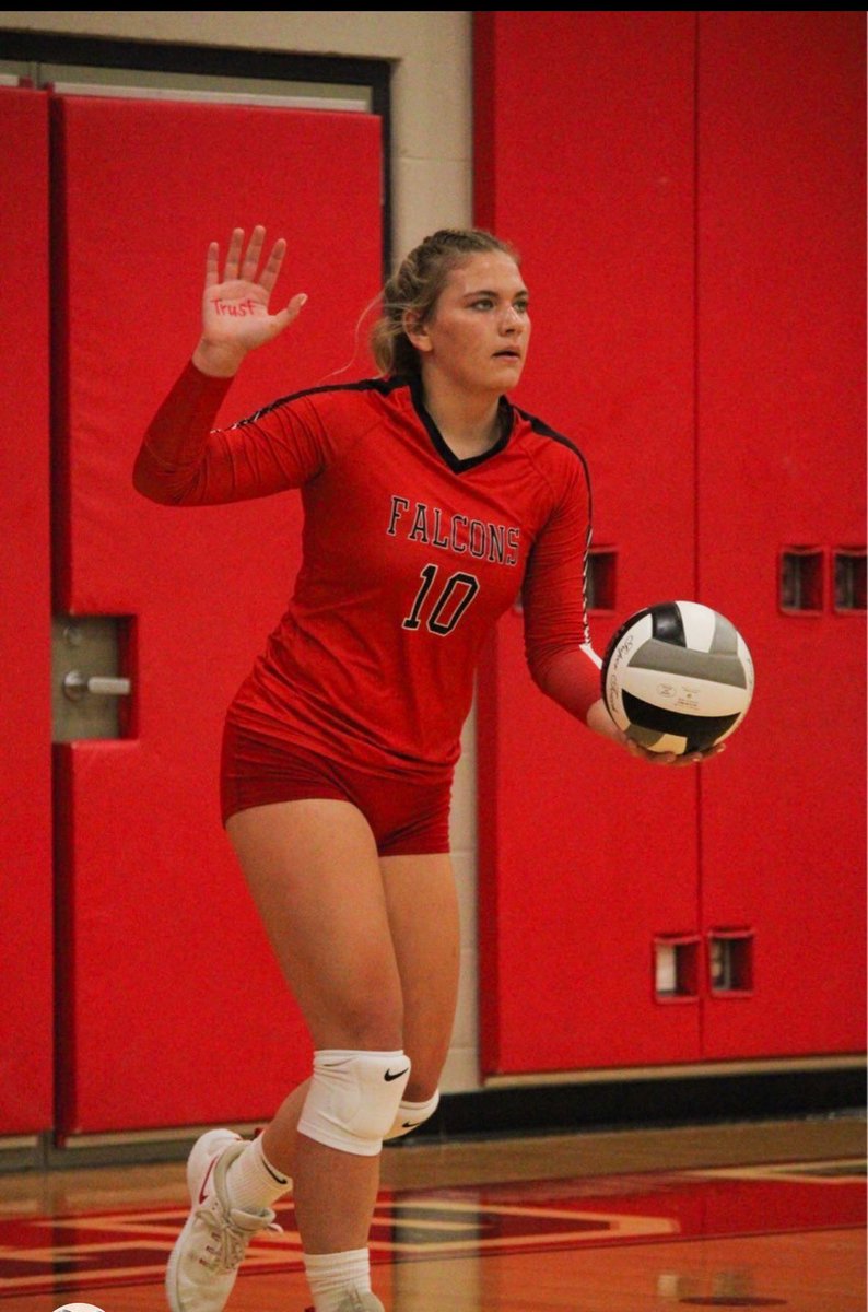 This one belongs to the Falcons! Swept Liberty Union in 3 sets.  🏐 #team