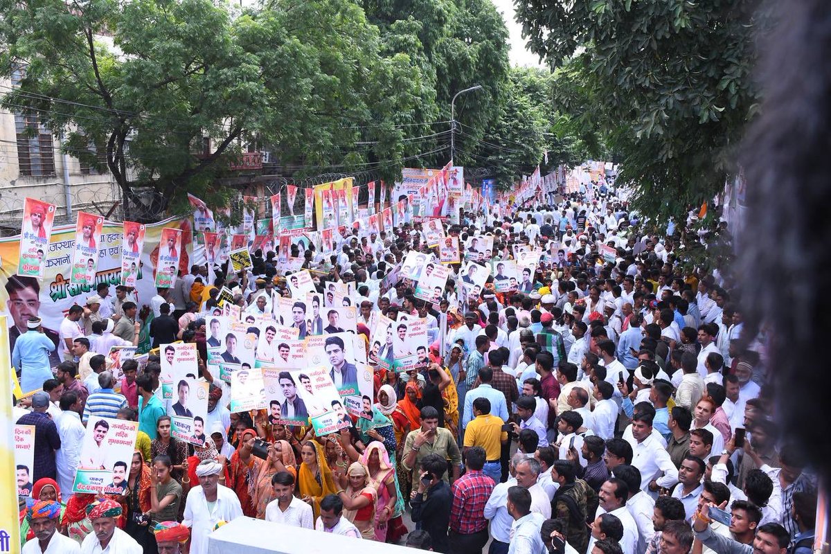 SachinPilot's tweet photo. Thank you all for your good wishes, affection and blessings. https://t.co/I753mMiF06