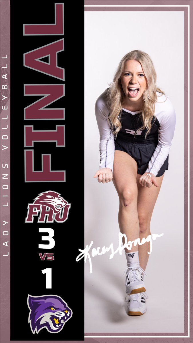 The Lady Lions improve to 7-3 and open <a href="/MidSouthSports/">Mid-South Conference</a> play 1-0!

A 3-1 victory to the tune of 25-15, 26-24, 22-25, 25-17 set scores.