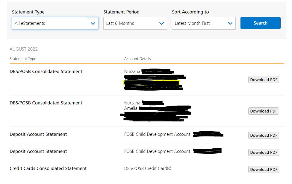 Nezana's tweet photo. @posbcare seems that i cannot see my e-statement for my savings acc, can you help? https://t.co/PLCDZsgqhO