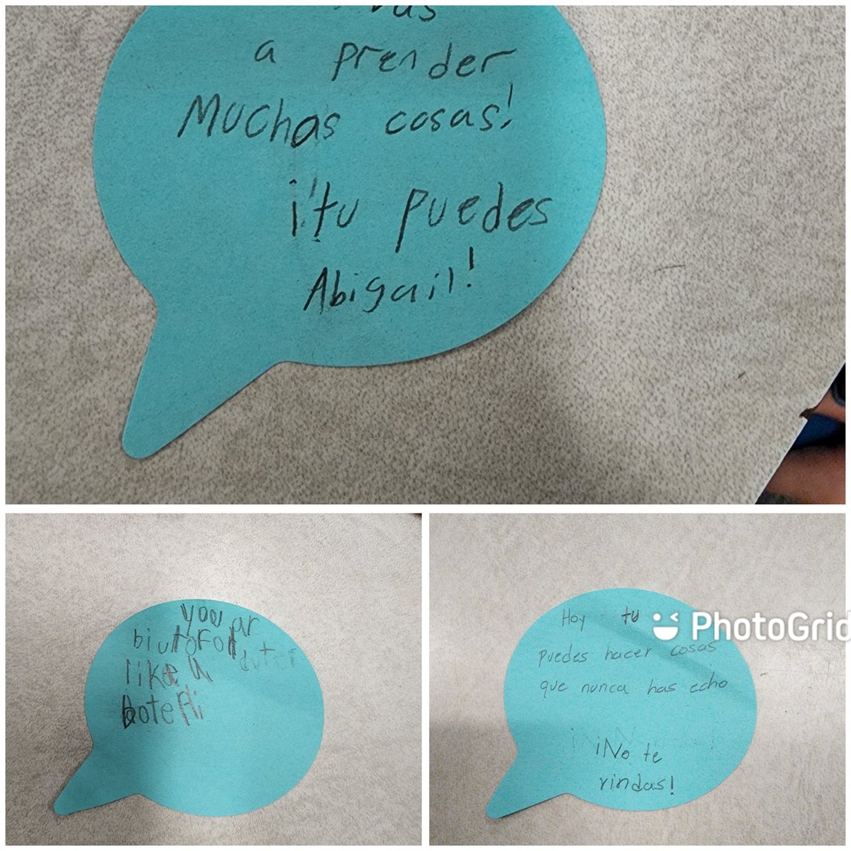 BilingualRocks's tweet photo. Last week we started our day with some positive self affirmations!  #believeinyourself #growthmindset @KristenDBelcher @LamarElemCISD https://t.co/hAQWSOabyB