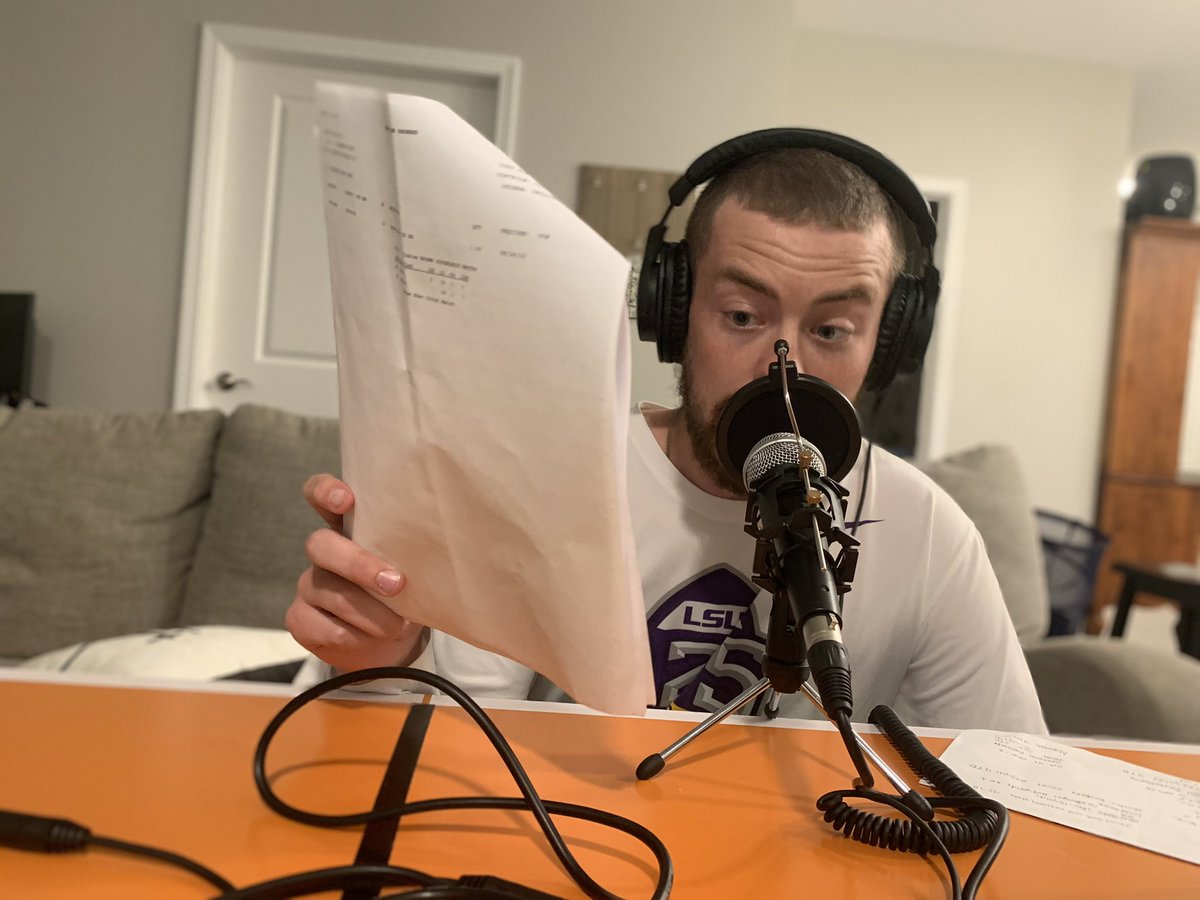 NickBradyShow's tweet photo. Some shots from tonightโs podcast. Dropping our college football week one recap. #sportstalk #CFB #GeorgiaFB #podcast https://t.co/8eDce2vfnp