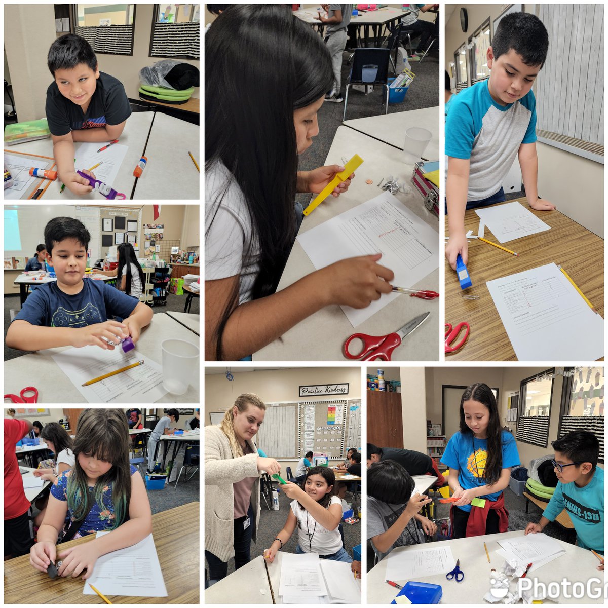 BilingualRocks's tweet photo. What's the matter? Learning about the properties of matter interactive and engaging. #leopardslearn @KristenDBelcher @LamarElemCISD https://t.co/OAeWyANUWq