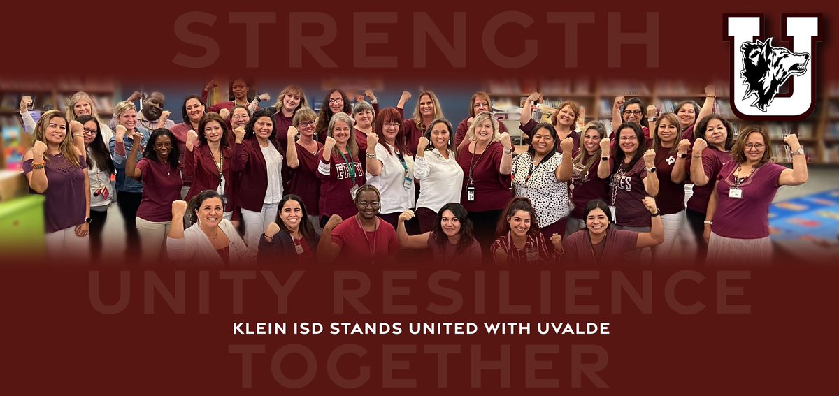 Our family of educators always stand together! @Uvalde_CISD McDougle is with you! #kleinfamily #UvaldeStrong @KleinISDJasmine @KleinISD #unitedinpurpose