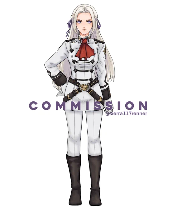 Commission done!!  for  #ファイアーエムブレム風花雪月 #FE風花雪月 Edelgard. Hope you like it!  