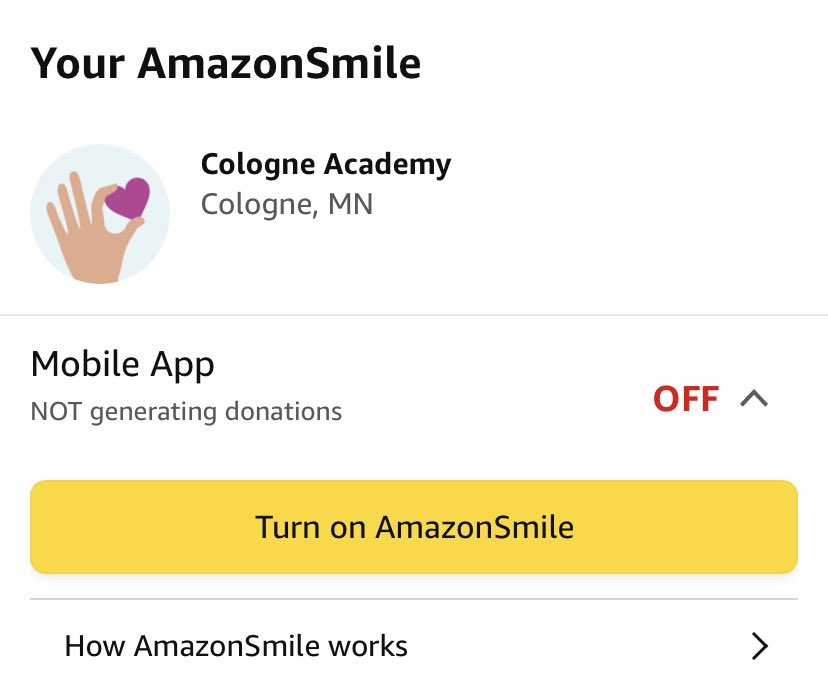 CologneAcademy's tweet photo. Did you know AmazonSmile refreshes twice each year which may have paused your giving?
Go to Amazon settings, AmazonSmile and make sure you turn on your AmazonSmile!! 
Aren’t signed up for AmazonSmile? It is a free, easy way to give back to CA! Sign up today!! https://t.co/VGN47p9aDu