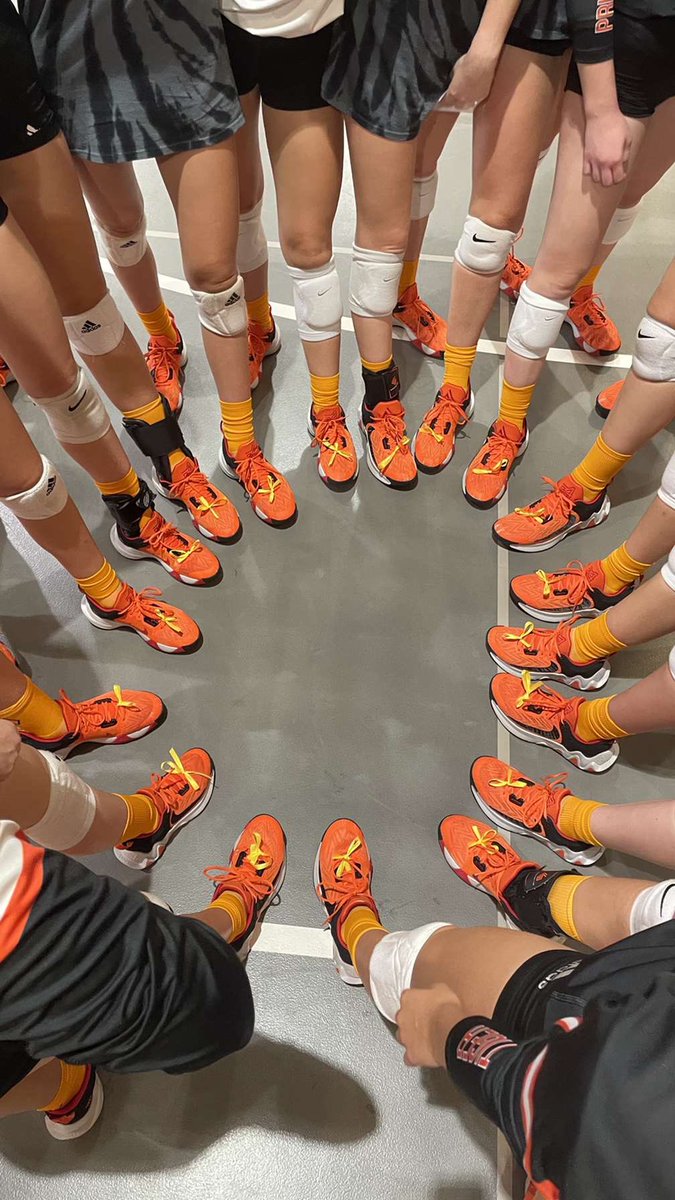 Life is bigger than volleyball- all of those who have fought or are fighting pediatric cancer inspire us all- thanks Hudson for being our honorary captain tonight!