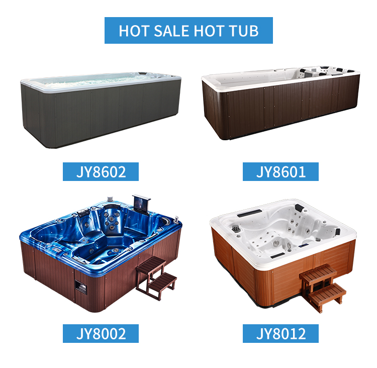 JOYSPA hot tub and swim spa.
-we are factory                                                 
-we have full mechanized production line
-we guarantee the quality and speed of product
-we have professional after-sales service