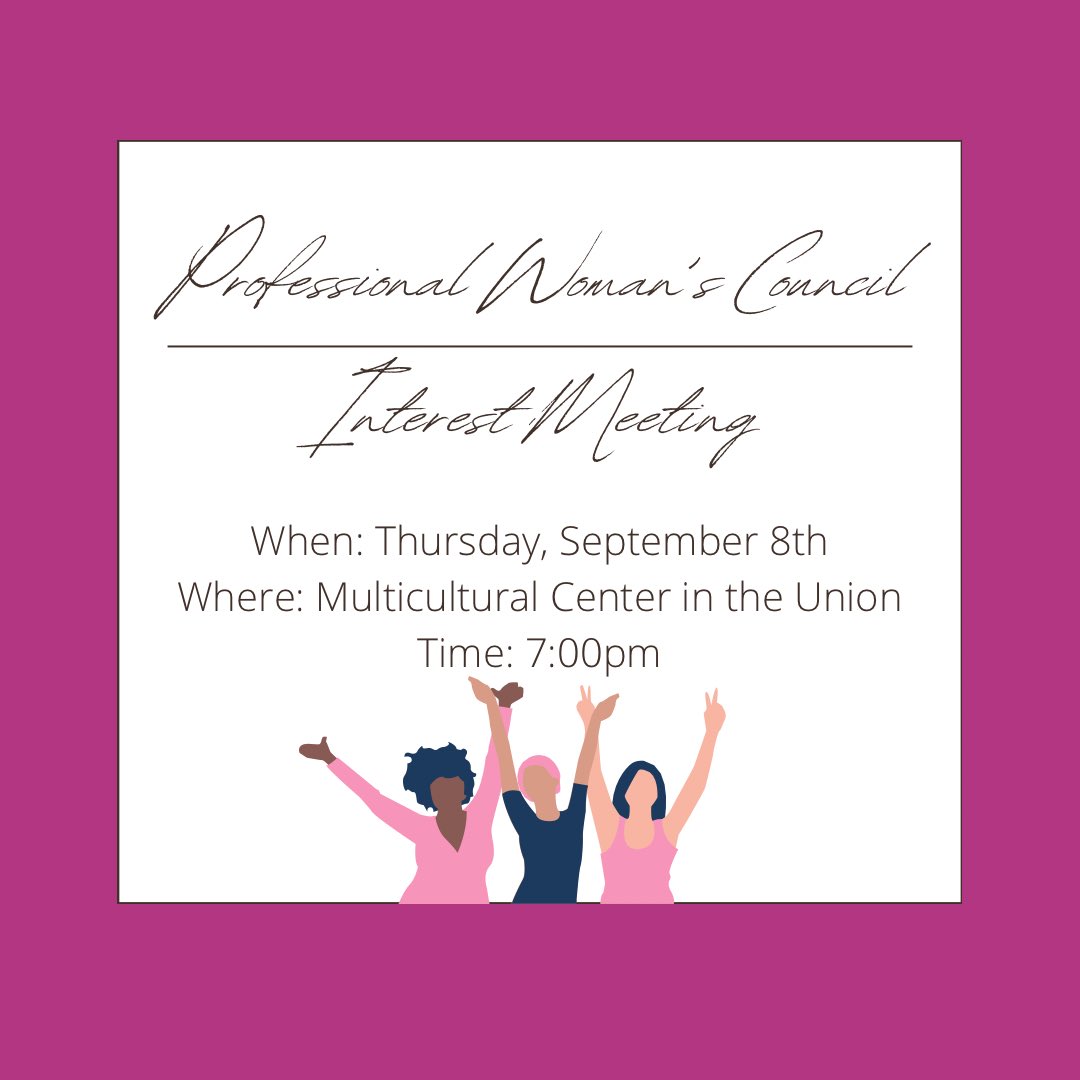 Our first official meeting will be held this Thursday at the Multicultural center in the Union. Hope to see you all there!