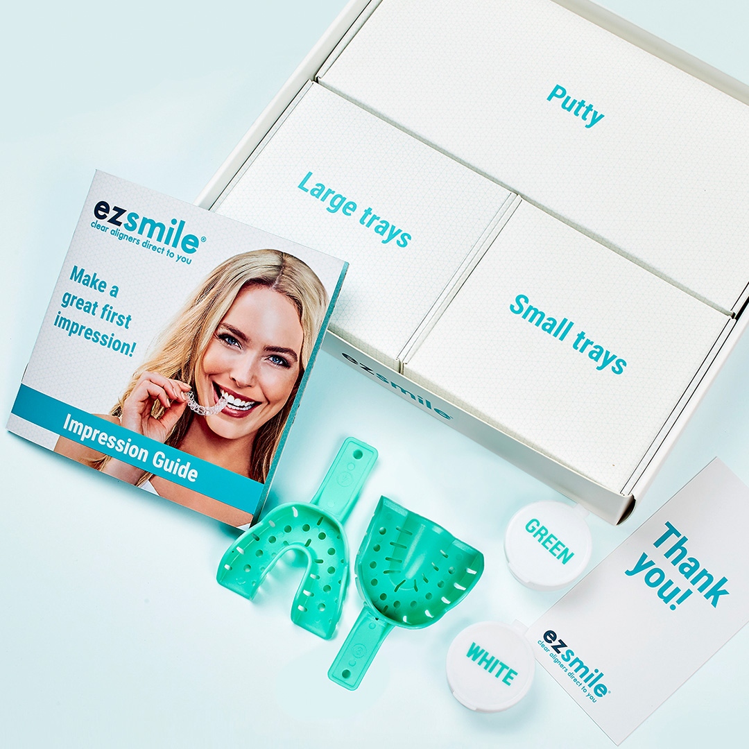 EZSMILEAU's tweet image. Start your EZ SMILE journey from the comfort of your own home

#ezsmile #impressionkit
⁠
EZ SMILE®️ clear aligners are removable plastic trays that are moulded to your teeth’s specifications to provide alignment of your teeth. Always read and follow the directions for use.